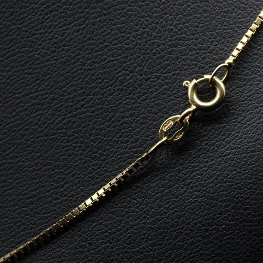Mappin & Webb 18K Yellow Gold Emerald Cut Fancy Yellow Diamond Pendant Necklace