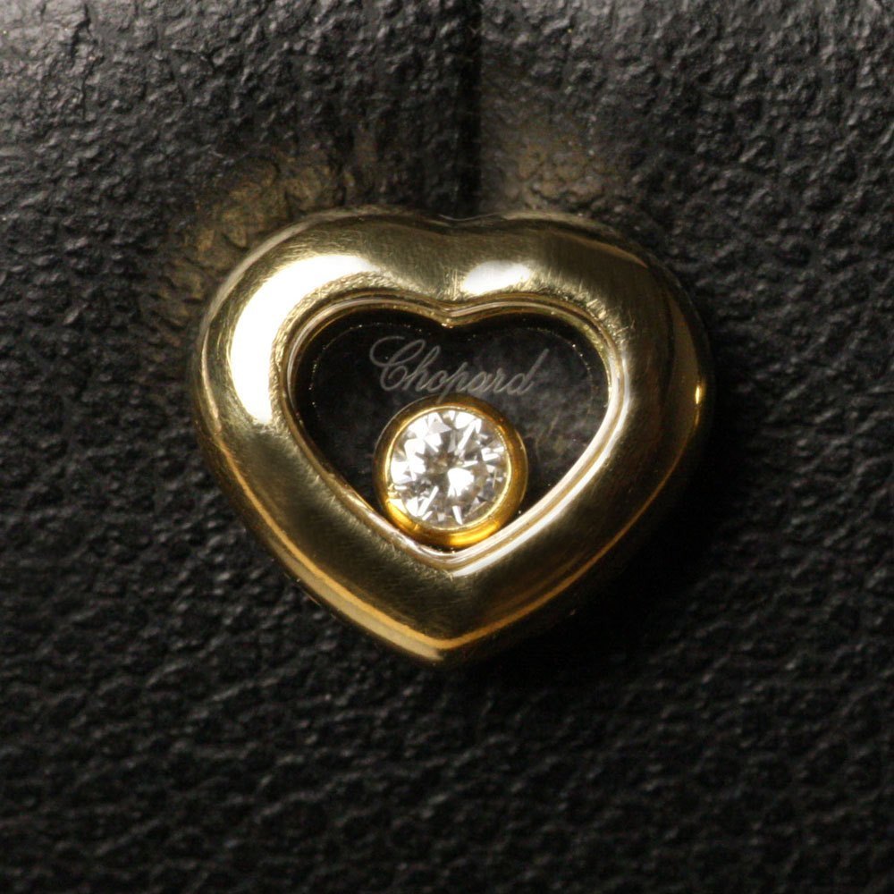 Chopard 18K Gold Happy Diamonds Heart Shaped Earrings