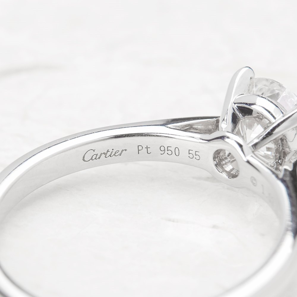 Cartier Platinum 1.02ct Diamond Engagement Ring