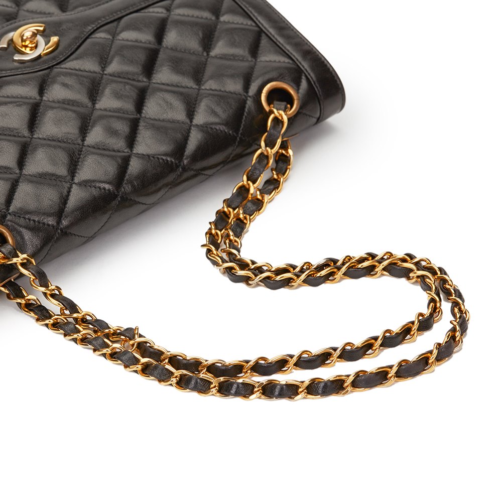 Chanel Medium Paris Limited Double Flap Bag 1995 HB1255 | Second Hand Handbags