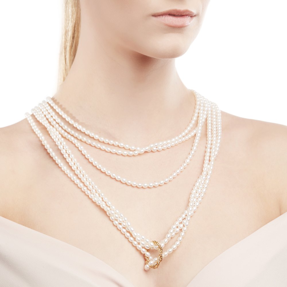 Tiffany & Co. Multi Strand Pearl Paloma Picasso Necklace