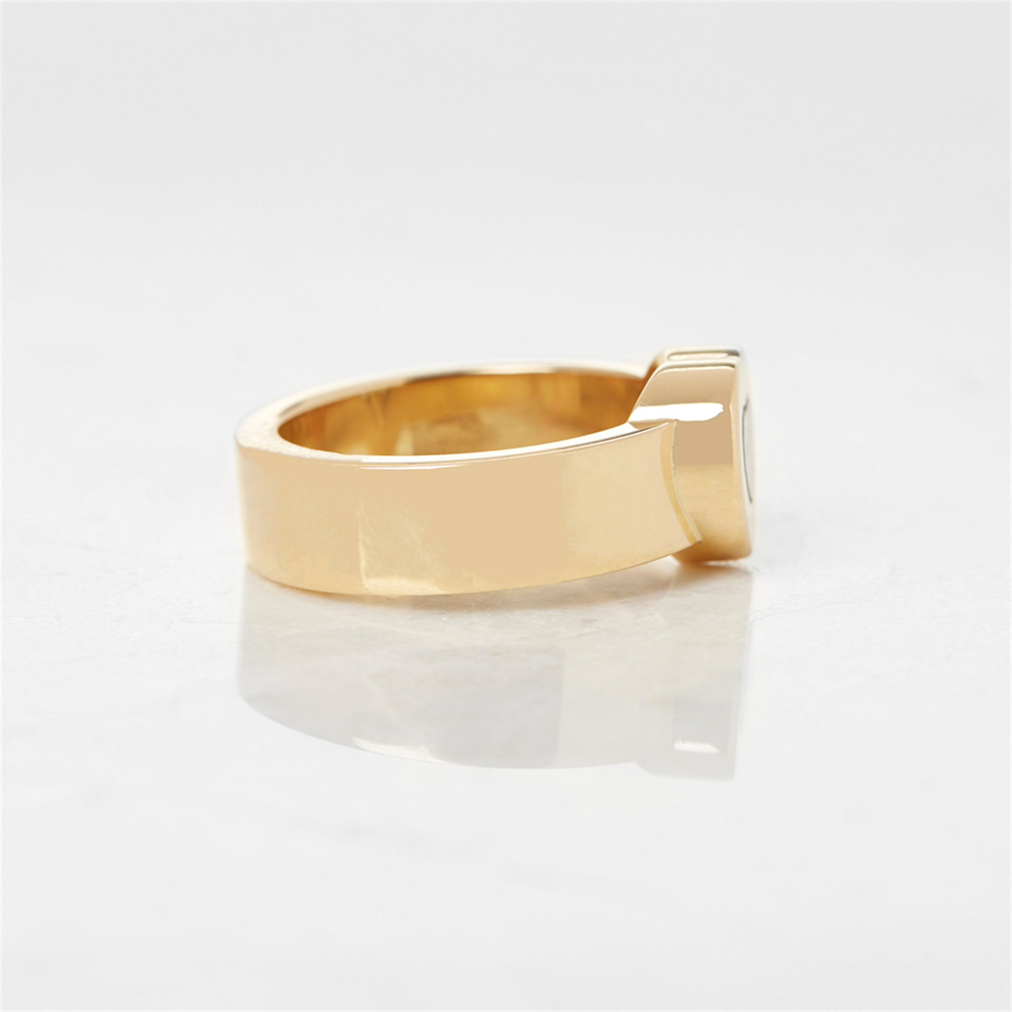 Chopard 18k Yellow Gold Heart Happy Diamonds Ring