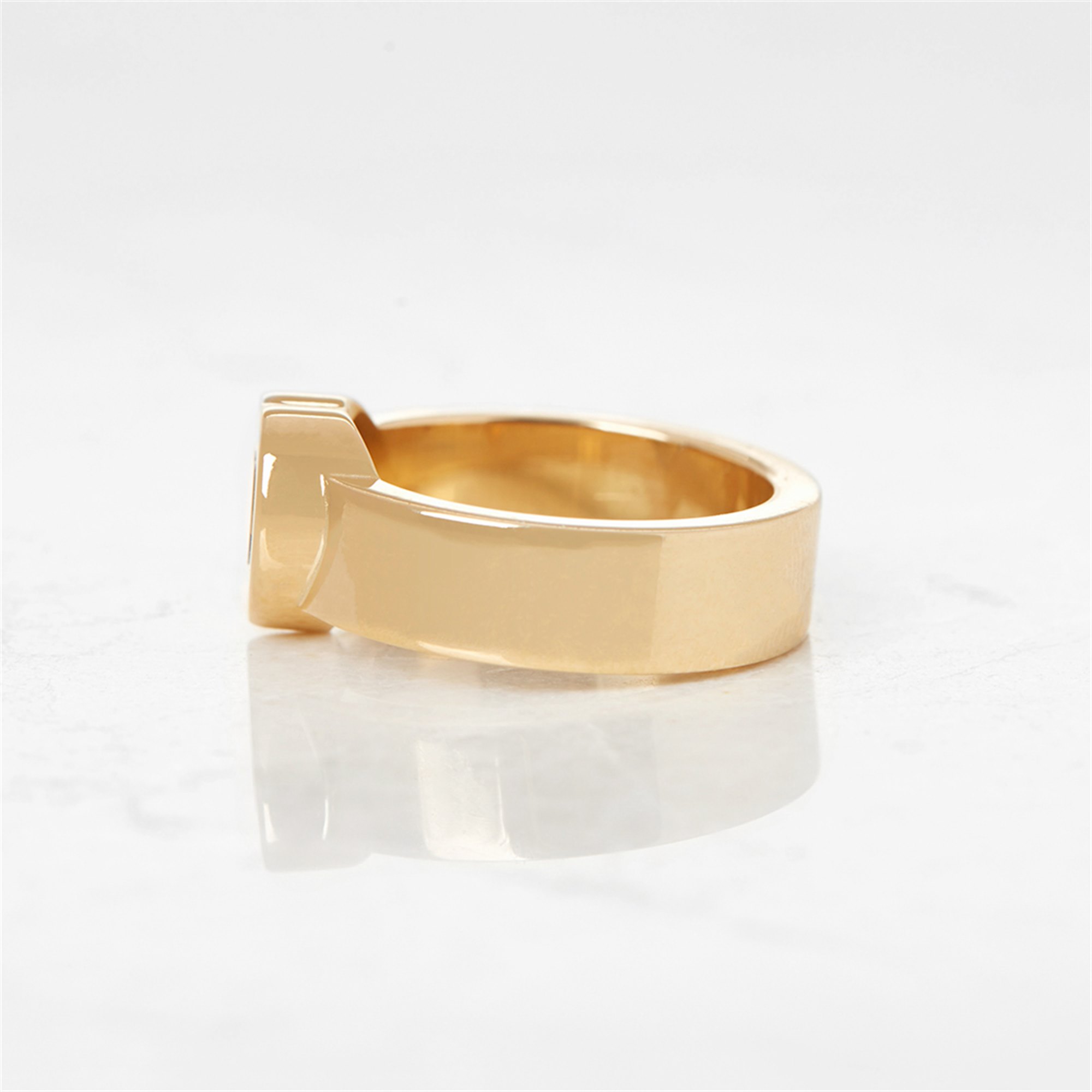 Chopard 18k Yellow Gold Heart Happy Diamonds Ring