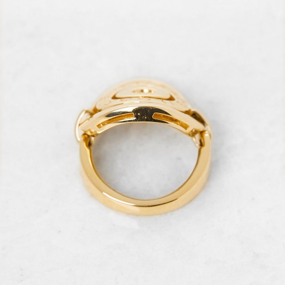 Bulgari 18k Yellow Gold Cerchi Ring Size I