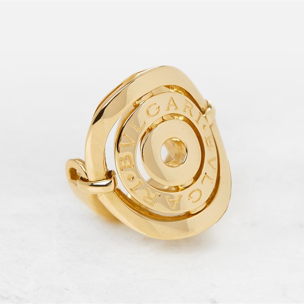 Bulgari 18k Yellow Gold Cerchi Ring Size I