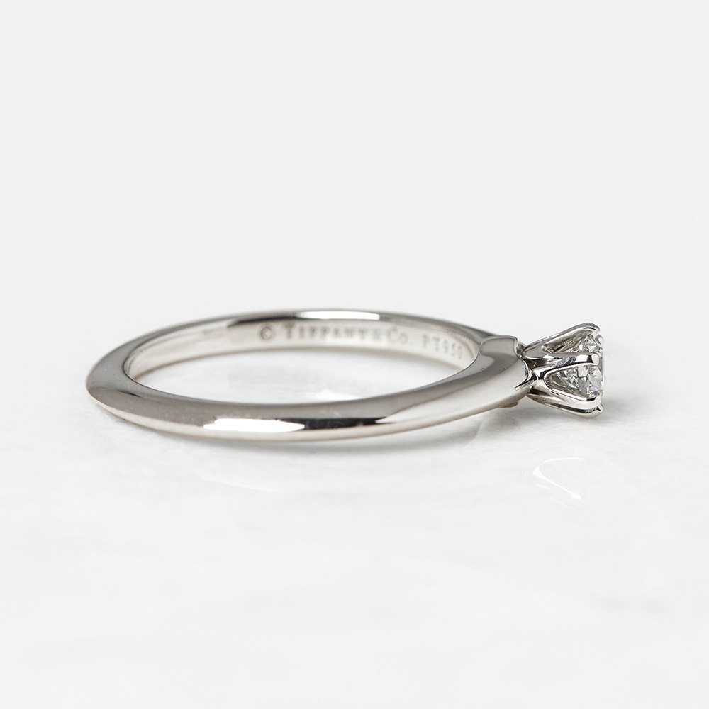 Tiffany & Co. Platinum 0.20ct Diamond Engagement Ring