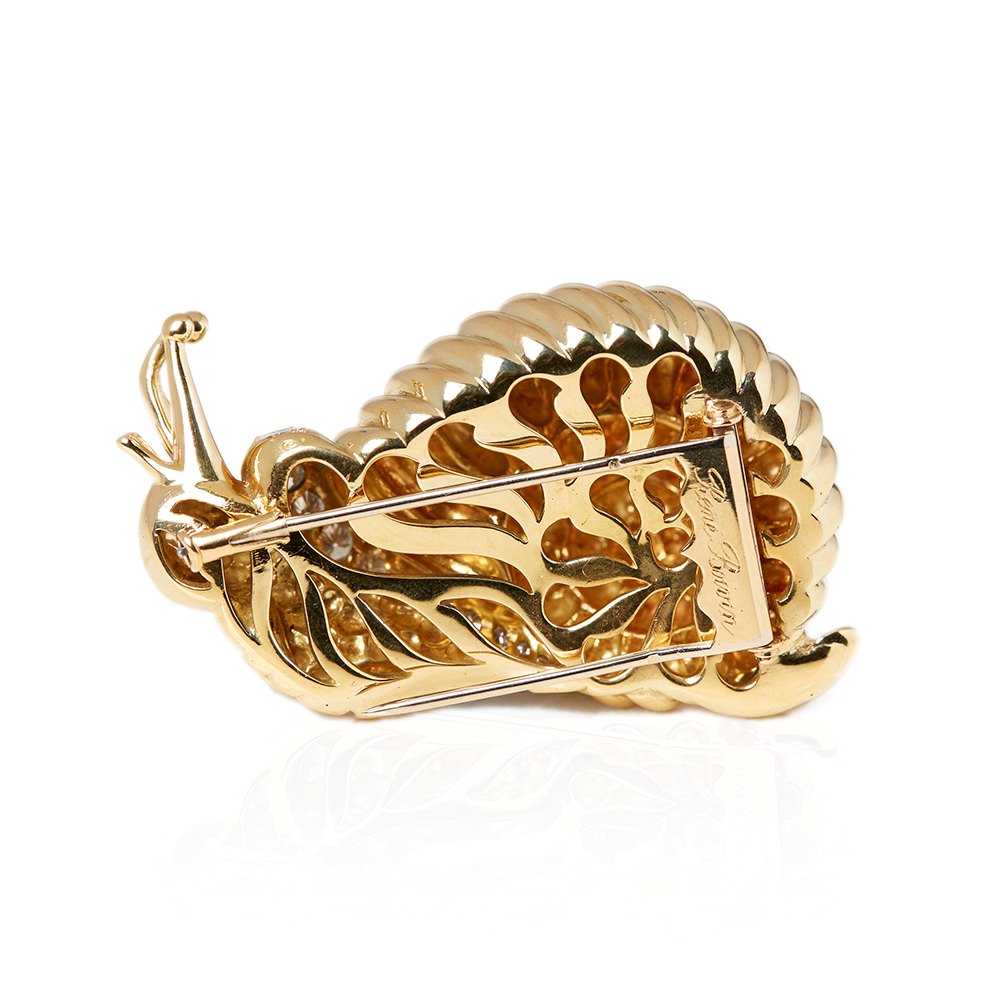 René Boivin Vintage Snail Brooch