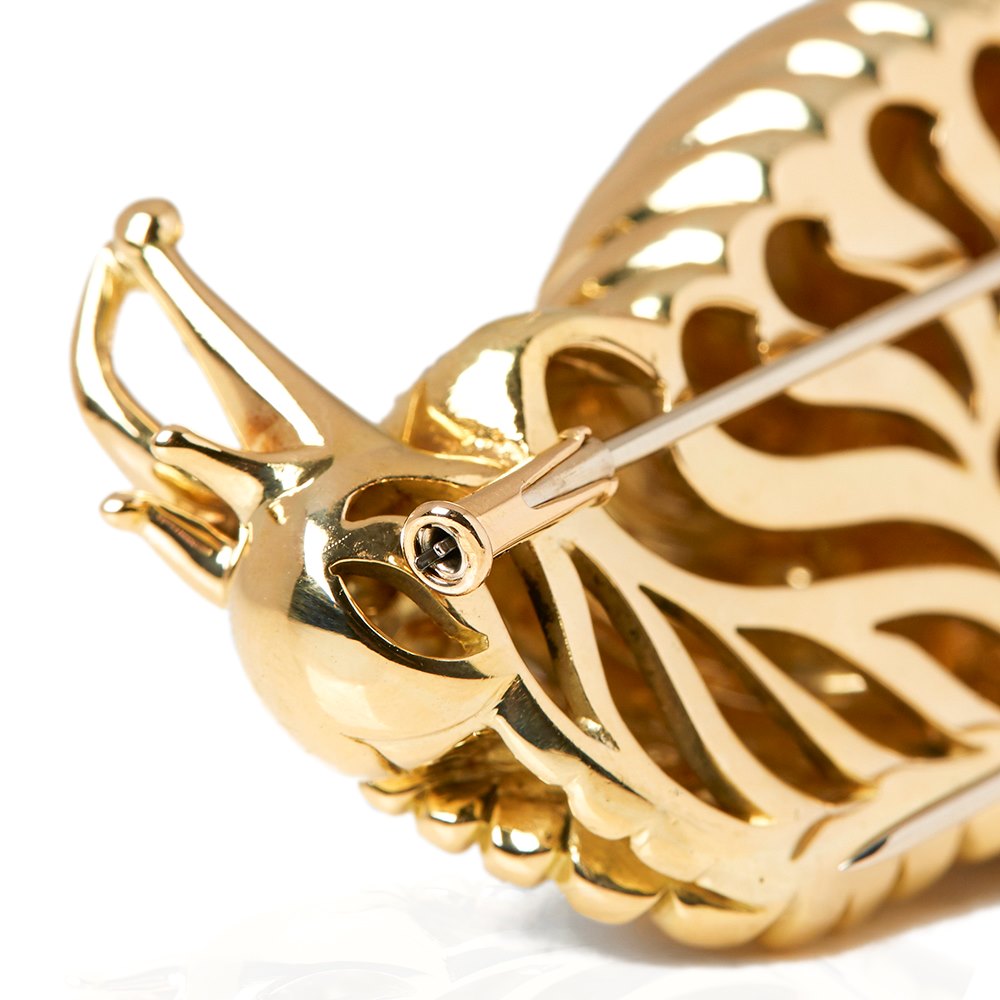 René Boivin Vintage Snail Brooch