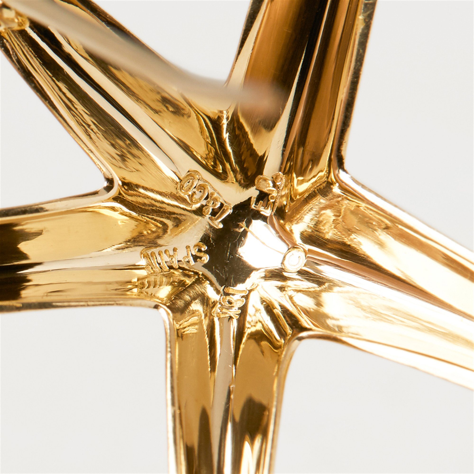 Tiffany & Co. 18k Yellow Gold Starfish Elsa Peretti Brooch