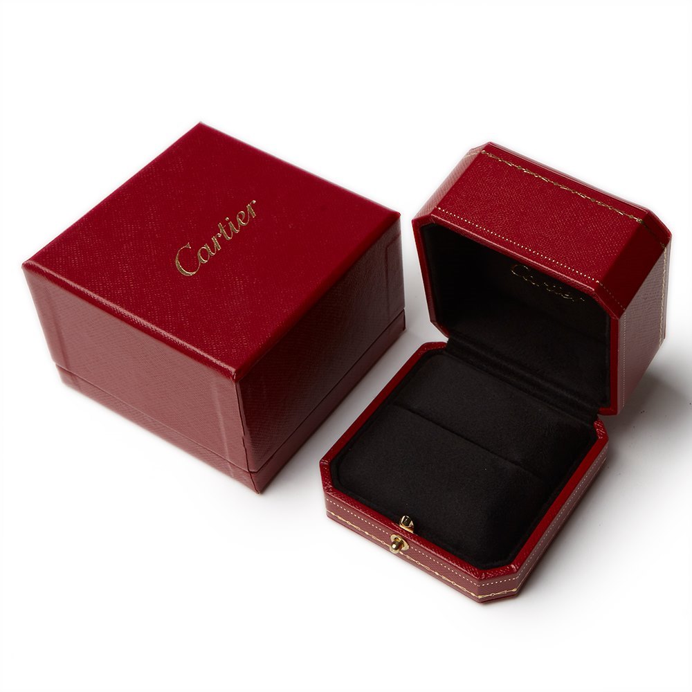 Cartier 18k White Gold Diamond Just Un Clou Ring