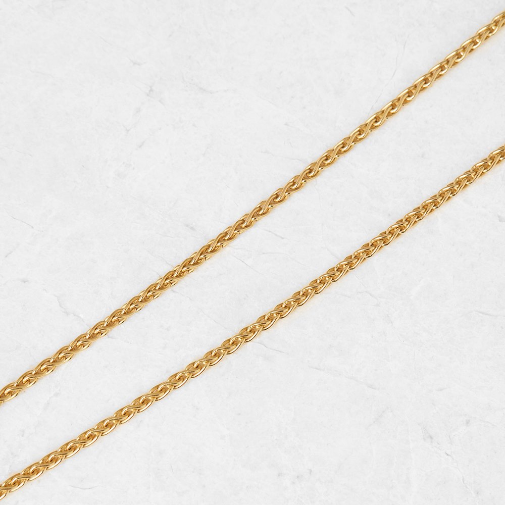Garrard 18k Yellow Gold Multi-Gemstone Jade Jagger Limited Edition Tablet Necklace