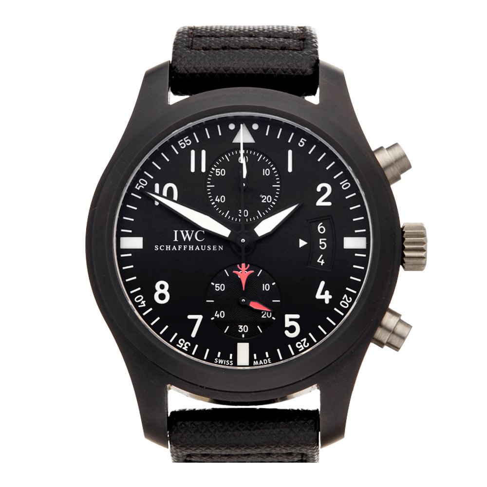 iwc pilot chronograph top gun iw388007