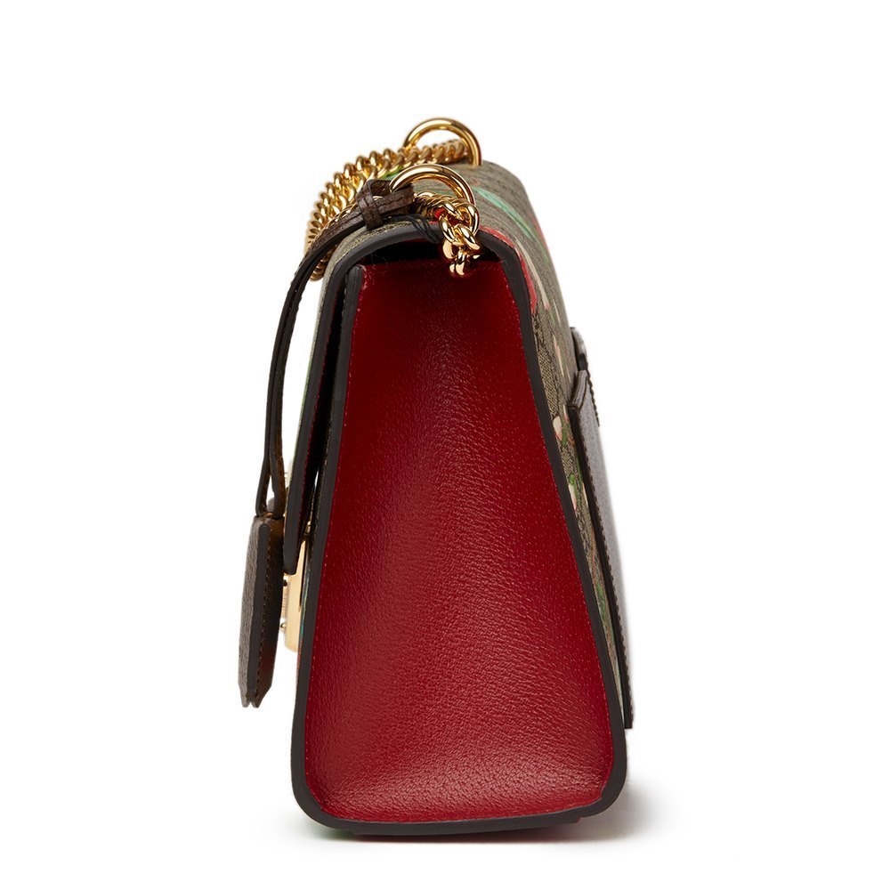 red gucci padlock bag