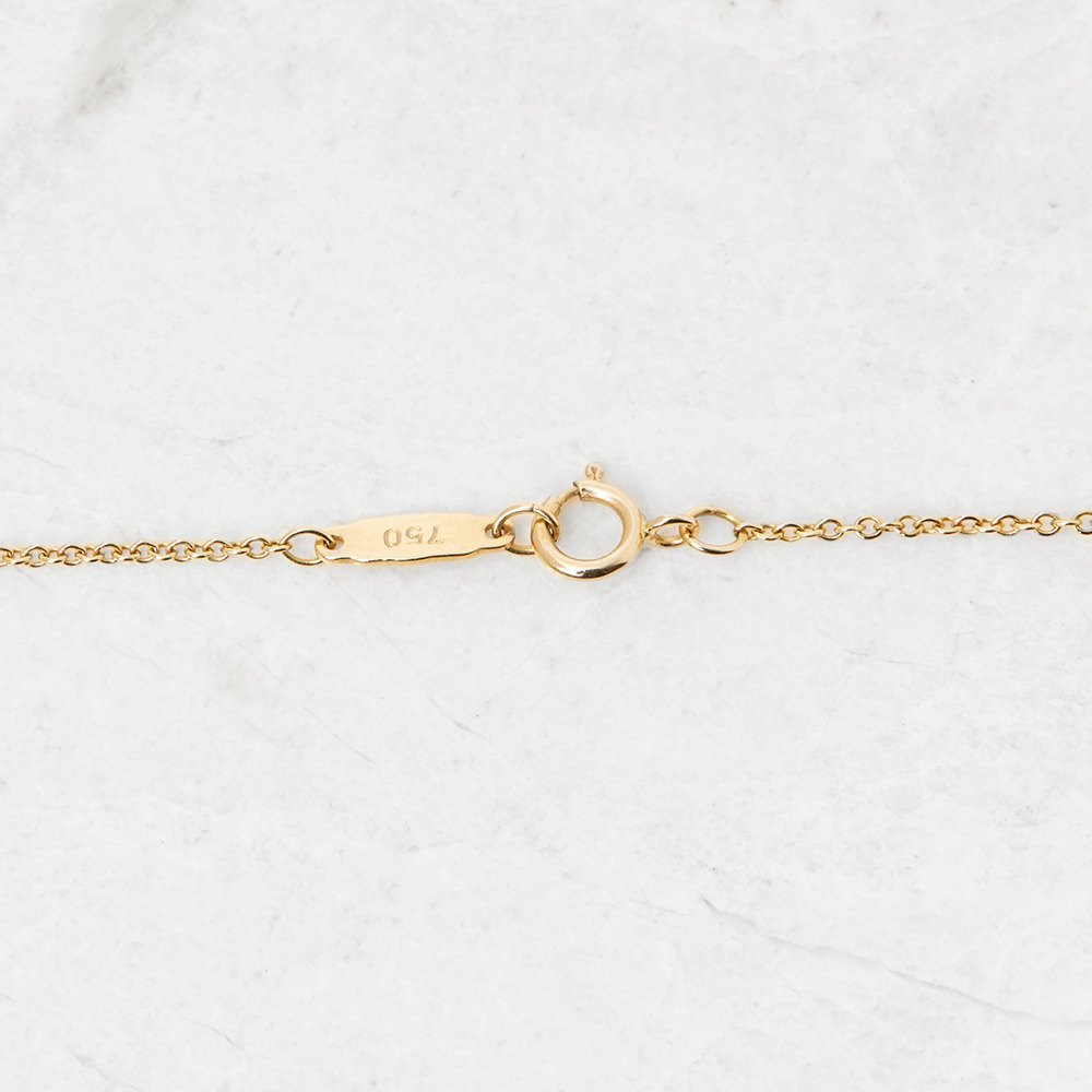 Tiffany & Co. 18k Yellow Gold Diamond Cross Necklace