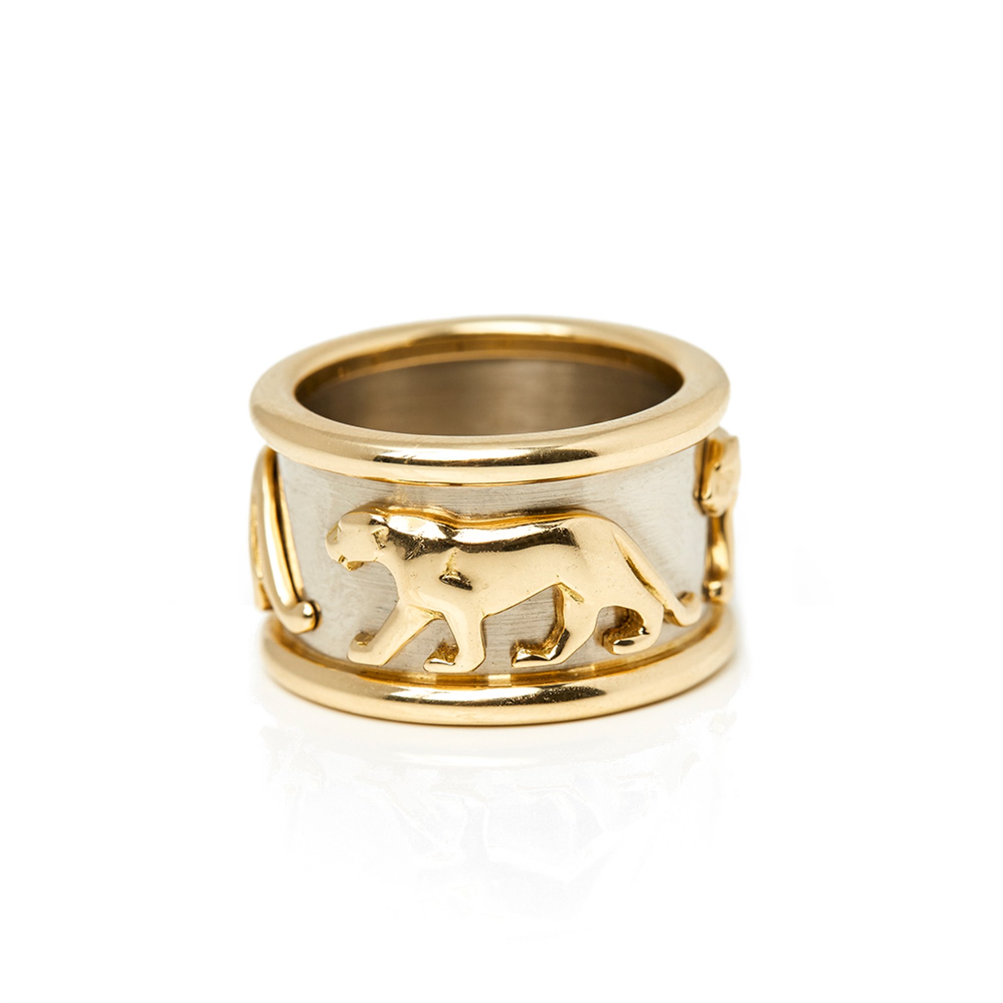 Cartier 18k Yellow & 18k White Gold Panthère Ring