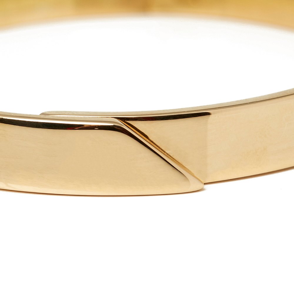 Cartier 18k Yellow Gold Diamond Anniversary Bracelet