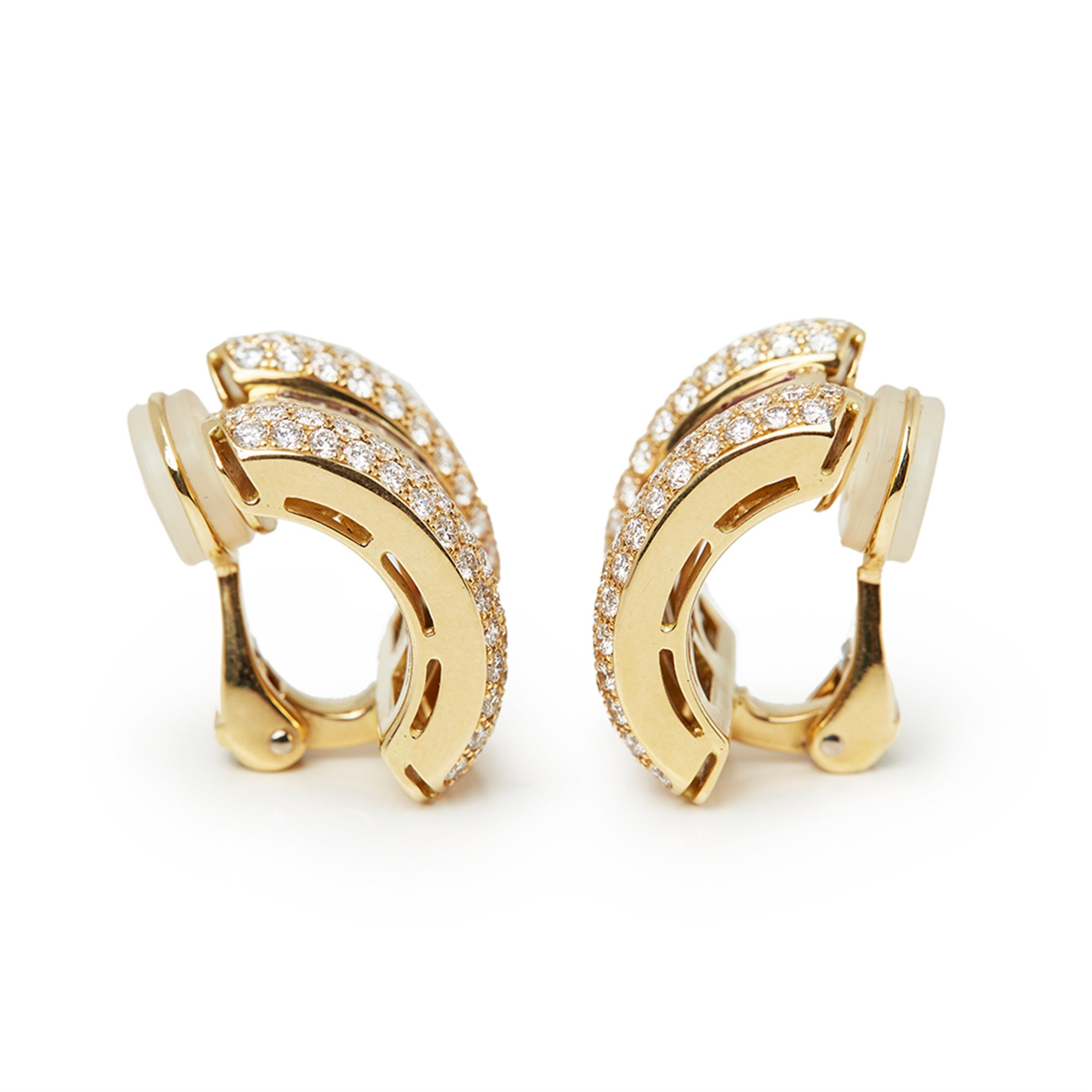 Chopard Ruby & Diamond La Strada Earrings