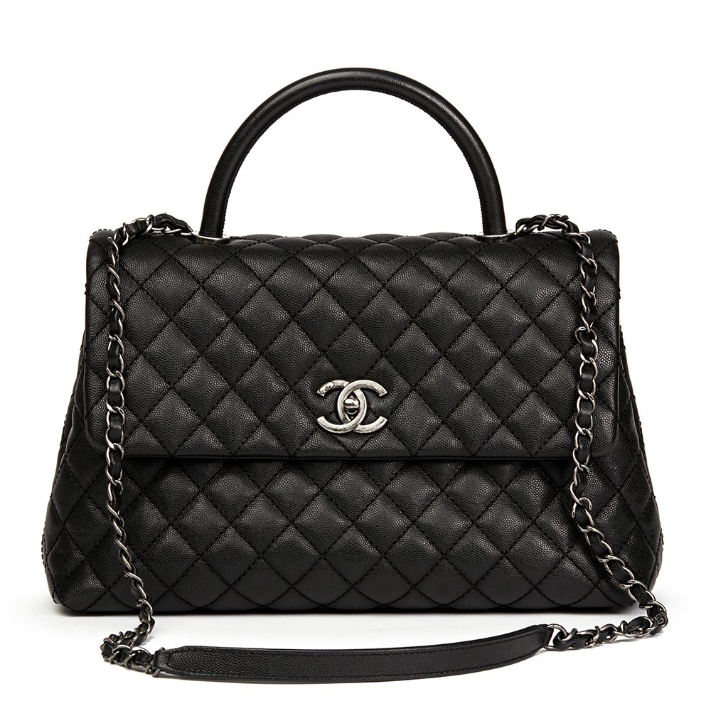 Chanel Large Coco Handle 2017 HB1495 | Second Hand Handbags | Xupes