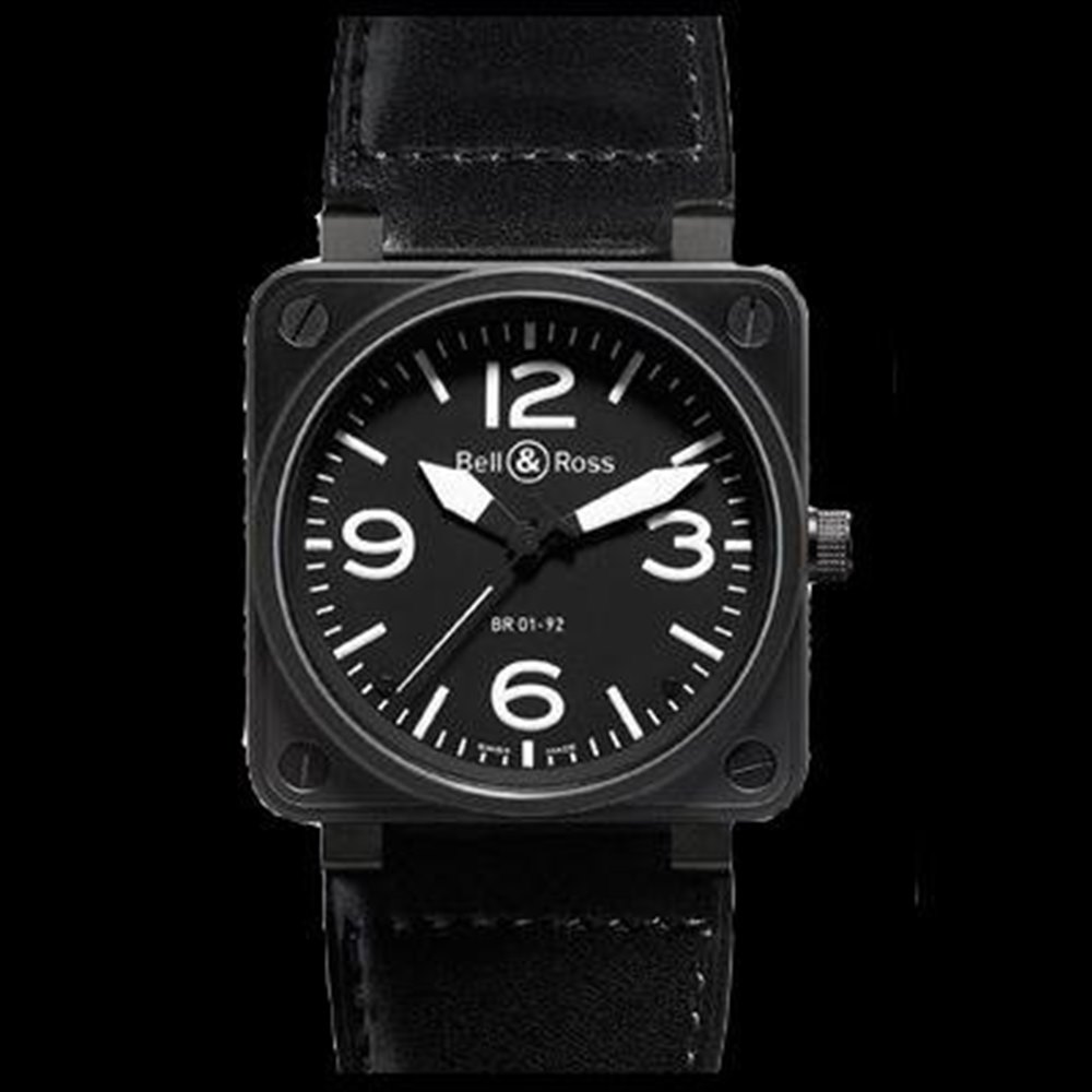 Bell & Ross BR01-92 Black Stainless Steel BR 01-92 Carbon