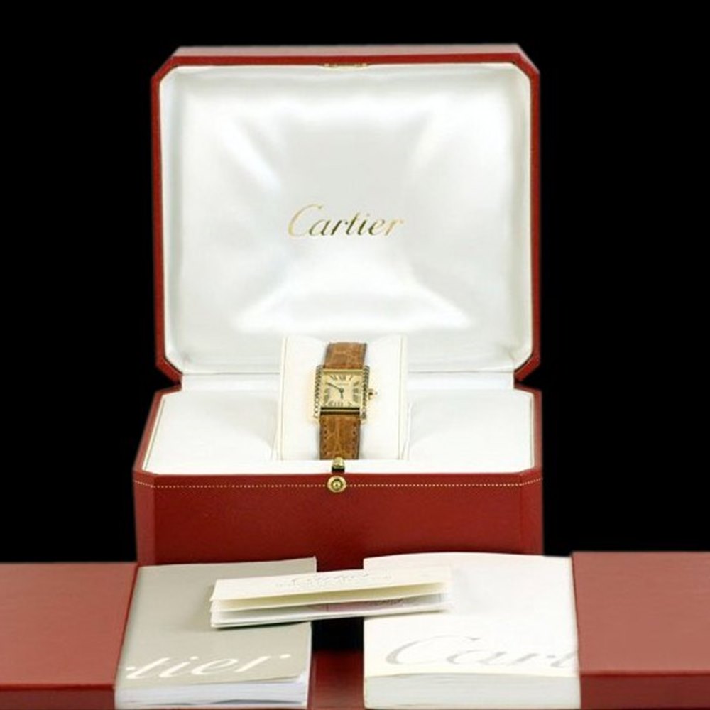 Cartier Tank Francaise 18K Yellow Gold