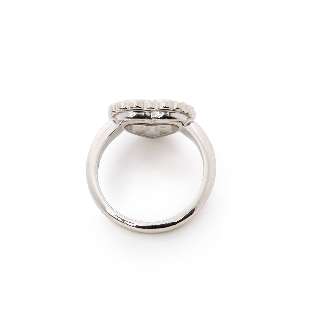 Chopard 18k White Gold Happy Diamonds Ring