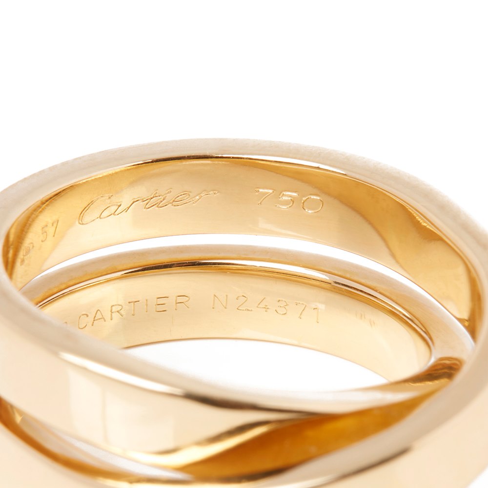 Cartier 18k Yellow Gold Paris Nouvelle Vague Ring