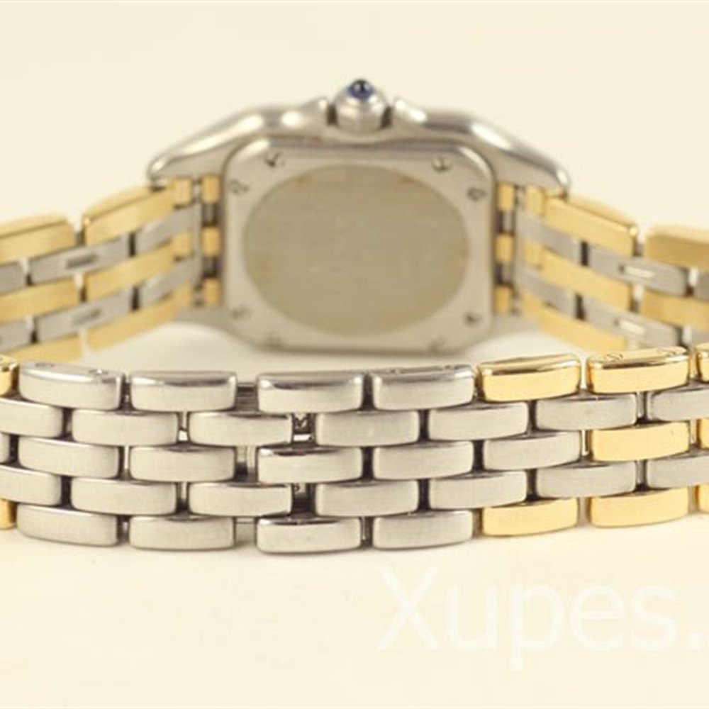 Cartier Panthère Stainless Steel/18k Yellow Gold Bezel