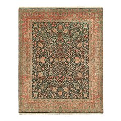 VINTAGE SHERKAT LAVER PERSIAN RUG