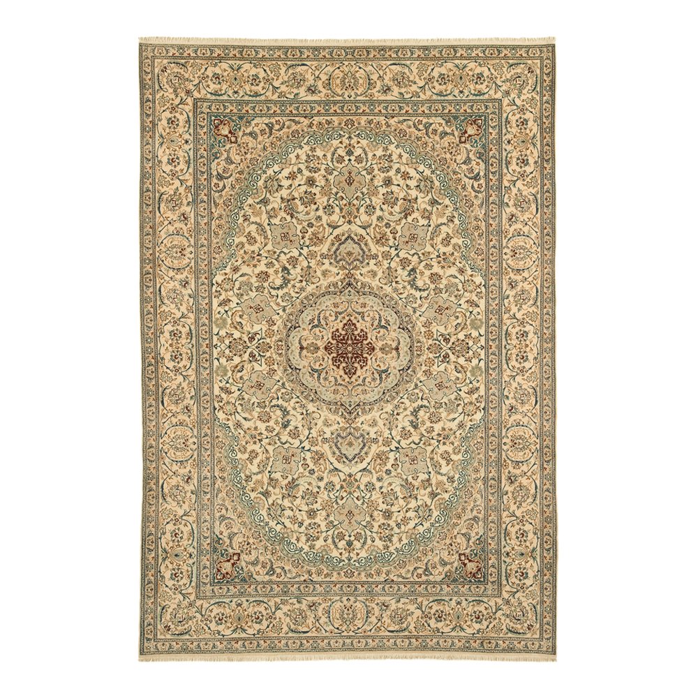VINTAGE HABIBIAN NAIN PERSIAN RUG Signed / Weaver - Habibian