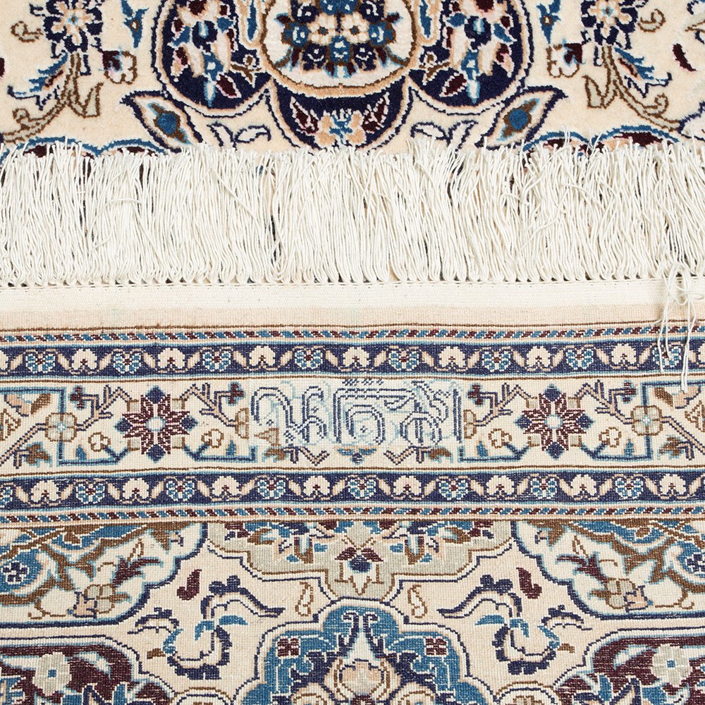 LARGE VINTAGE 6 LAA NAIN AFSHAN HABIBIAN PERSIAN RUG 
