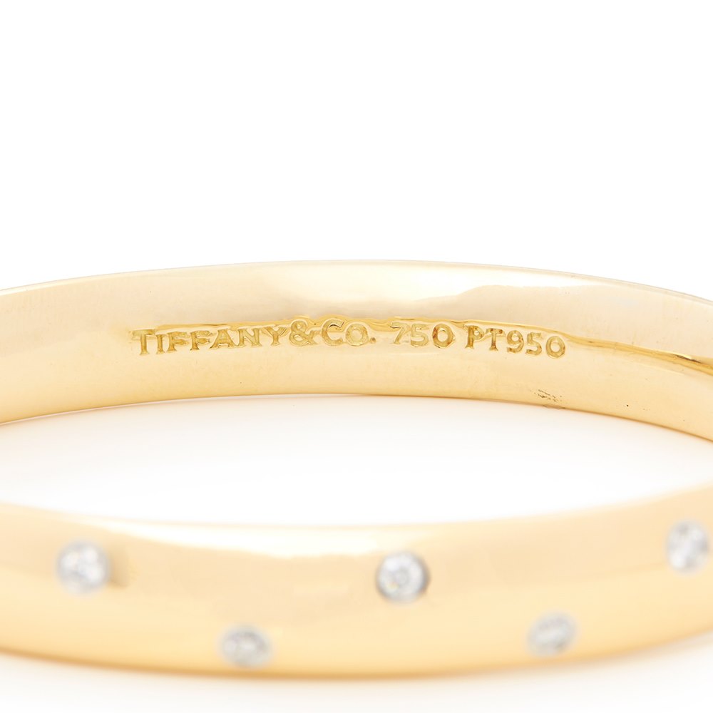 Tiffany & Co. 18k Yellow Gold Diamond Etoile Bracelet
