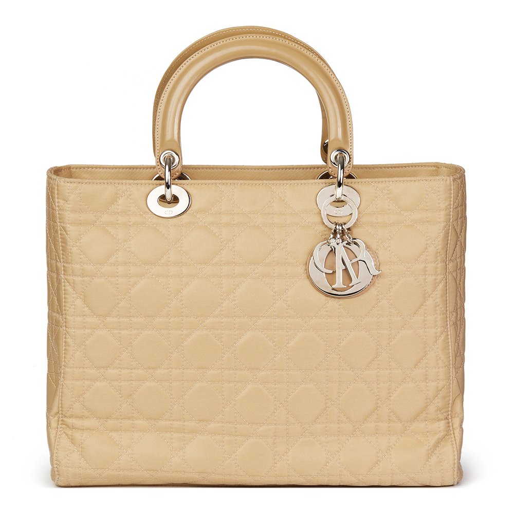 beige lady dior bag