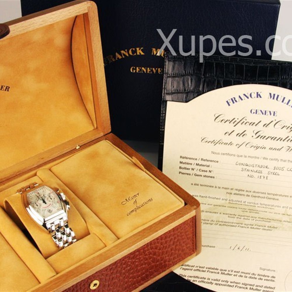 Franck Muller Conquistador Stainless Steel 8002CC, 8002 CC
