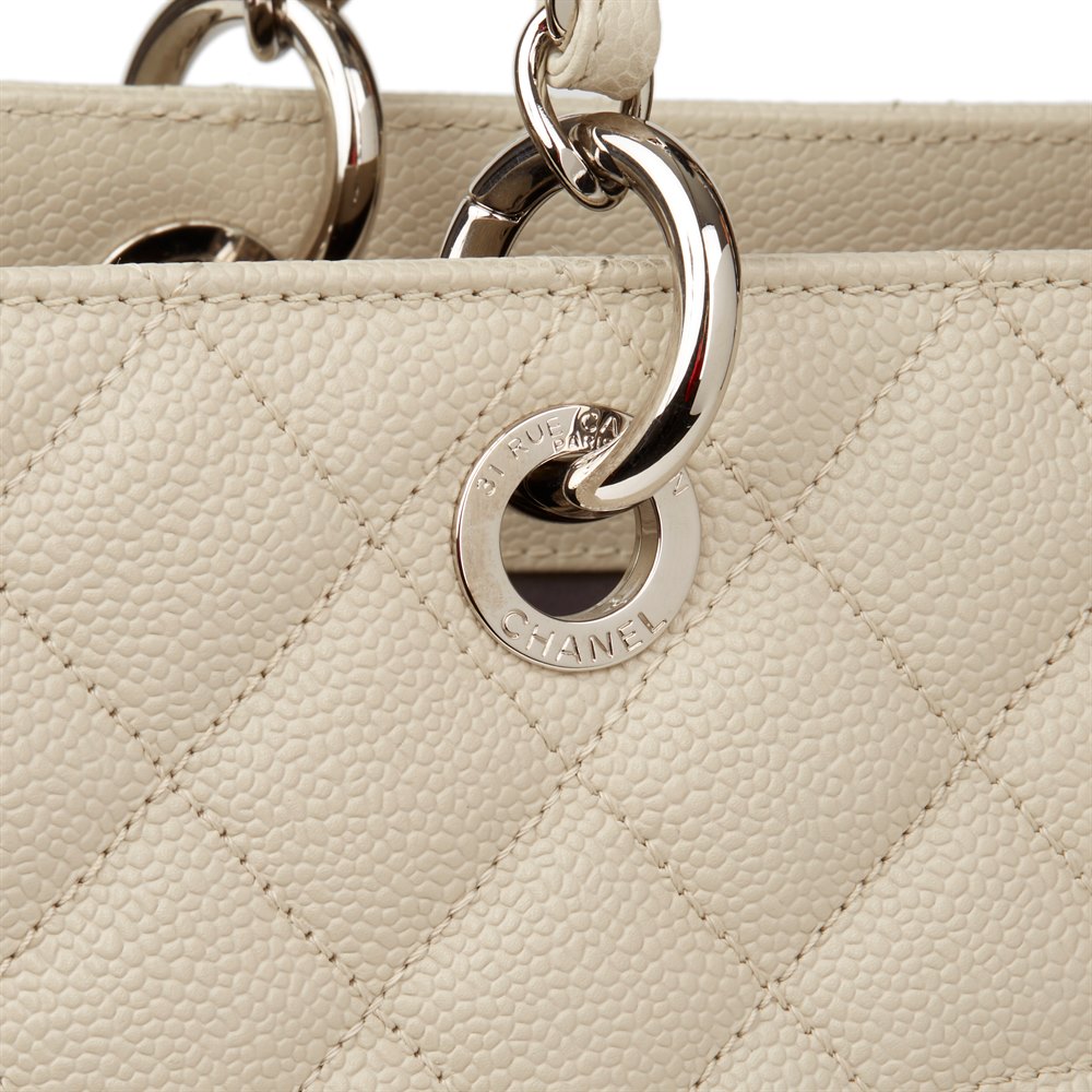 chanel quilted shopping bag