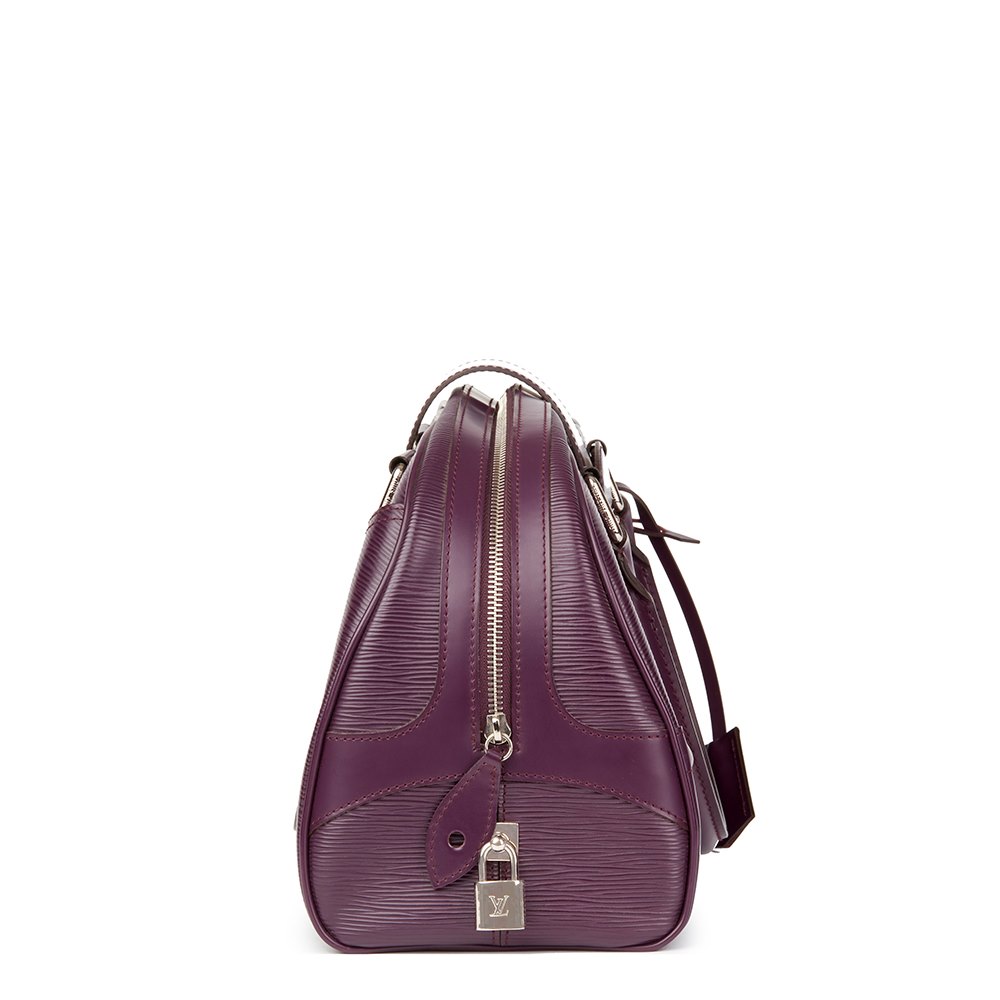 Louis Vuitton Louis Vuitton Bowling Montaigne PM Cassis Purple Epi