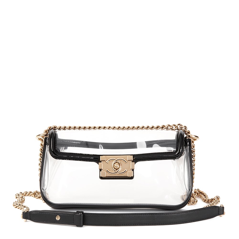 chanel flap bag transparent