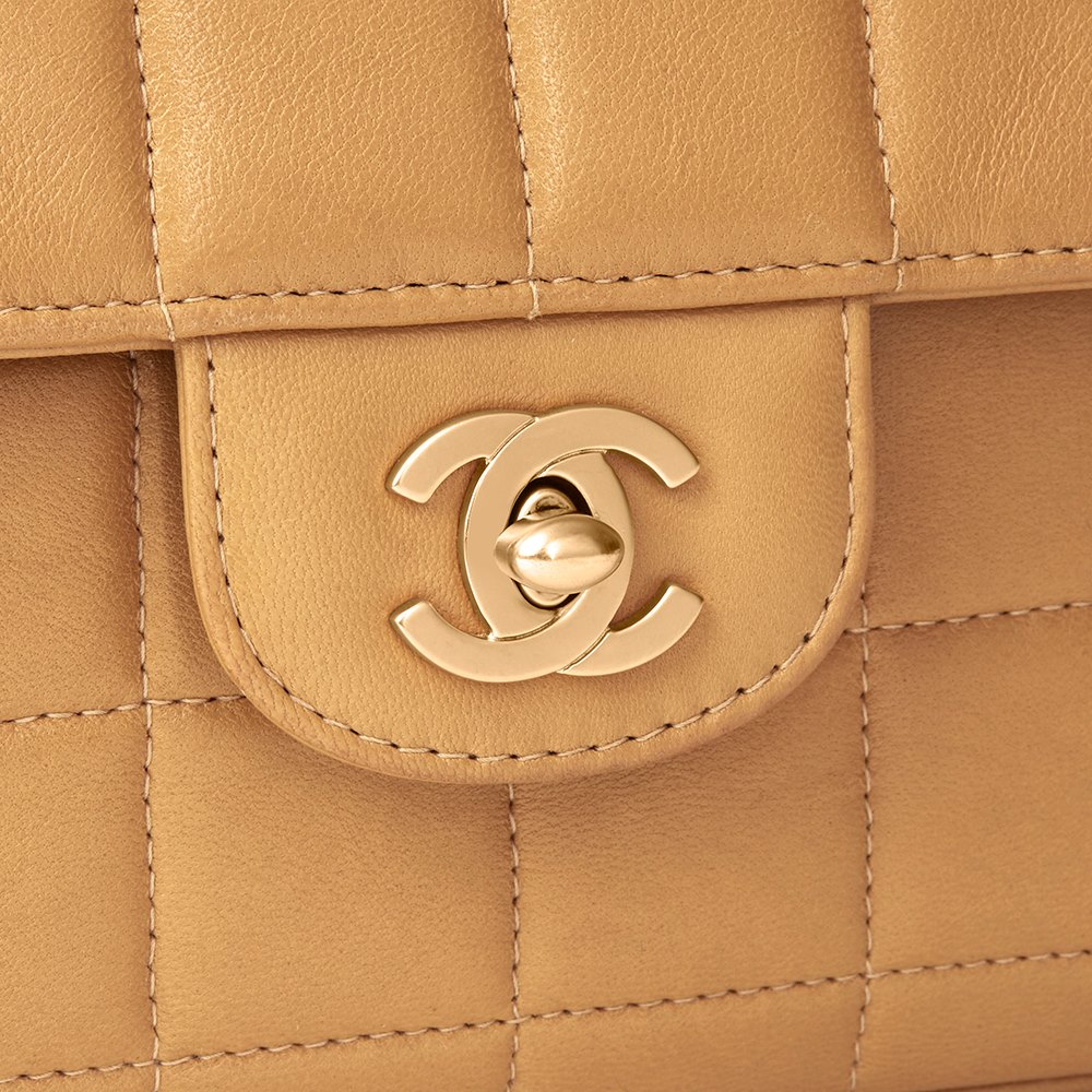 chanel chocolate bar tote