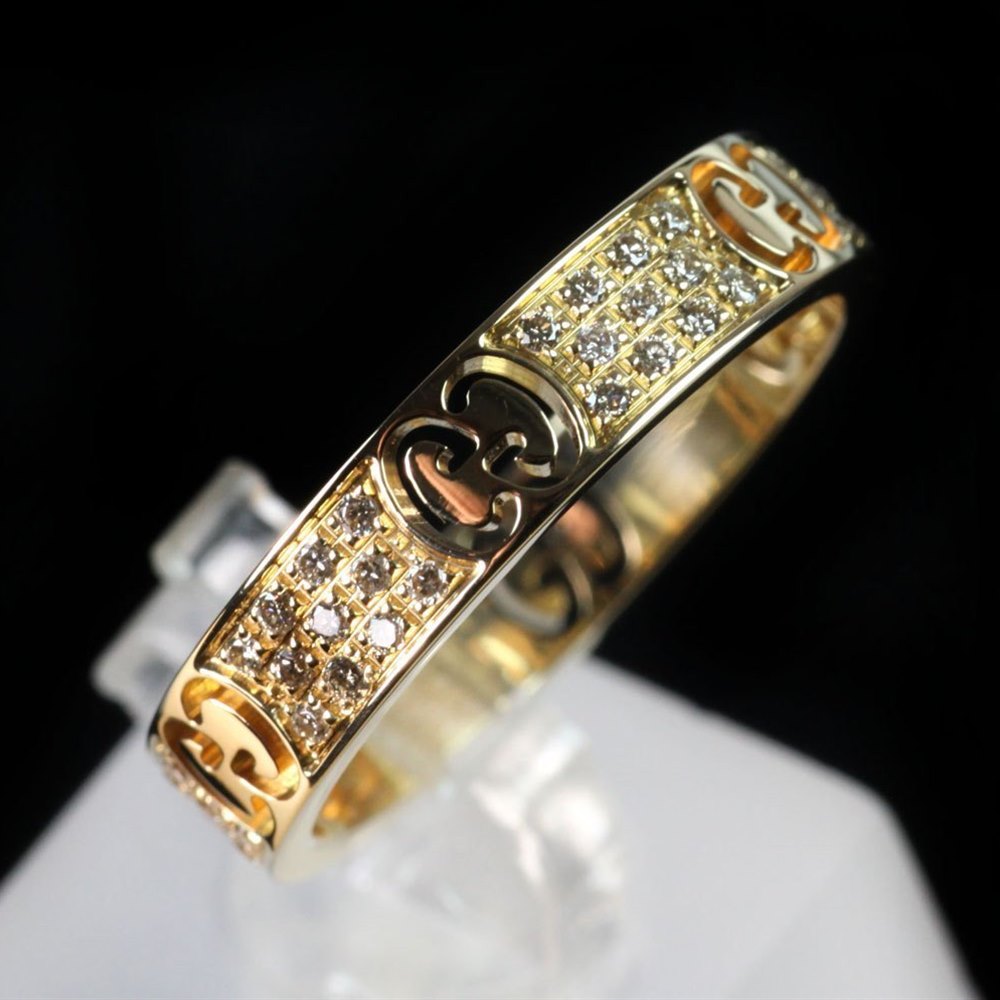 Gucci Icon Stardust 18ct Yellow Gold & Diamond Ring