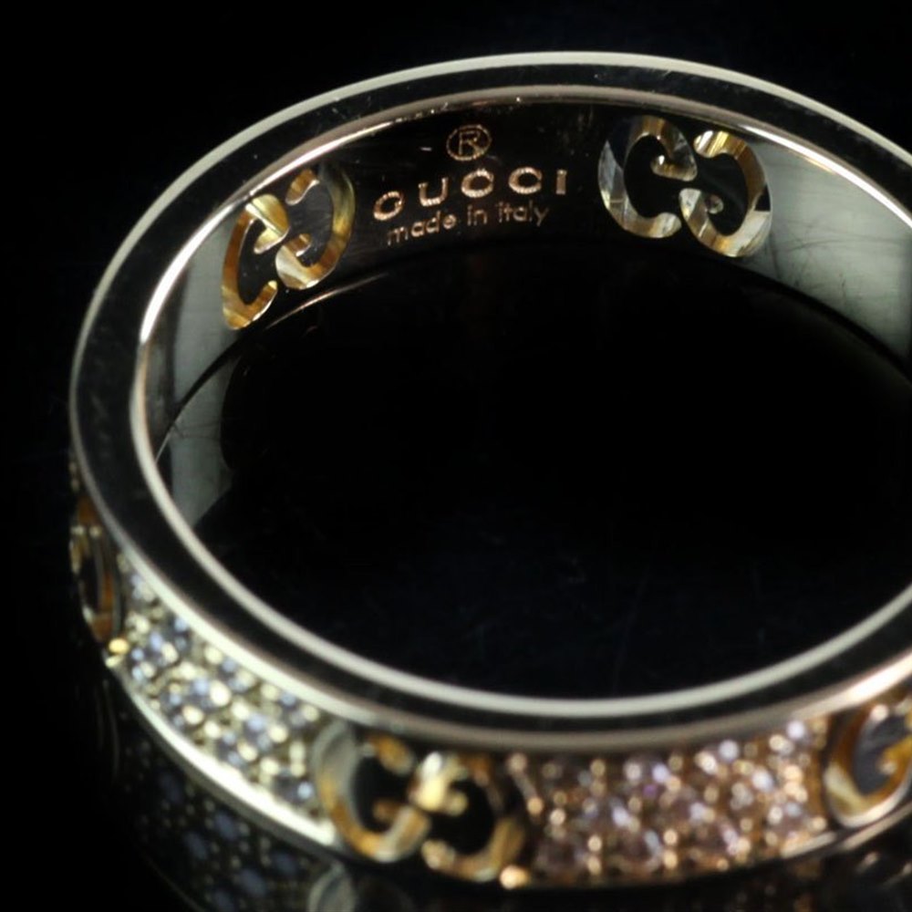Gucci Icon Stardust 18ct Yellow Gold & Diamond Ring