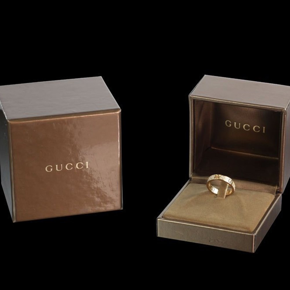 Gucci Gucci Icon Stardust 18k Yellow Gold & Diamond Ring