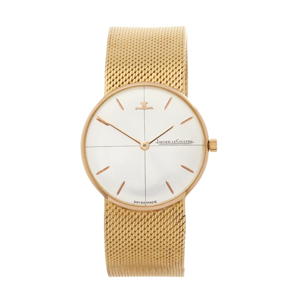 18k gold vintage jaeger lecoultre watch