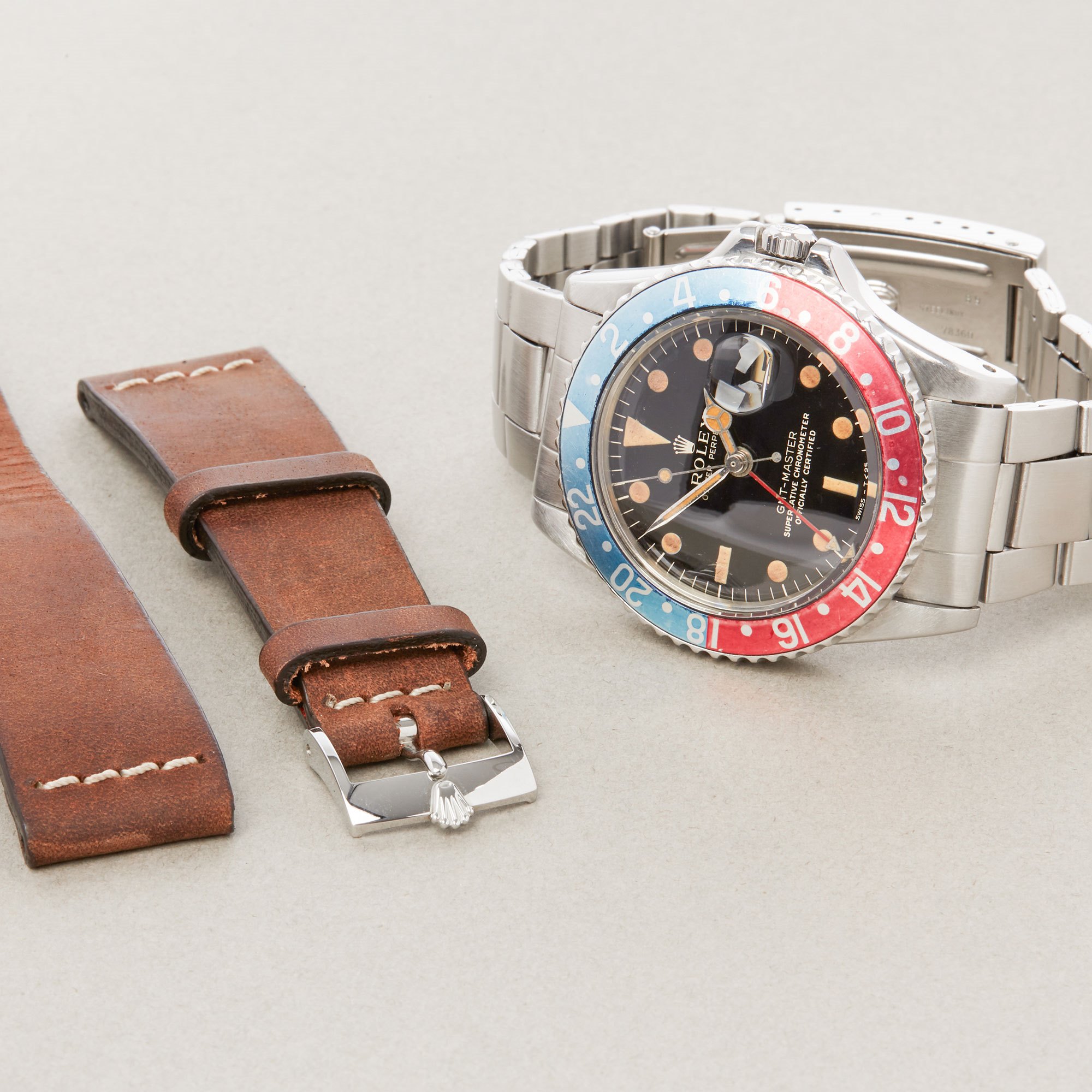 Rolex GMT-Master Pepsi Gilt Dial Stainless Steel - 1675 Stainless Steel 1675