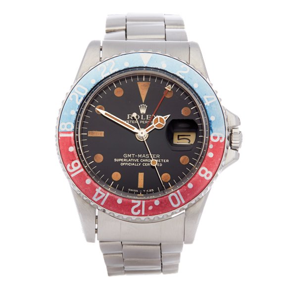Rolex GMT-Master Pepsi Gilt Dial Stainless Steel - 1675
