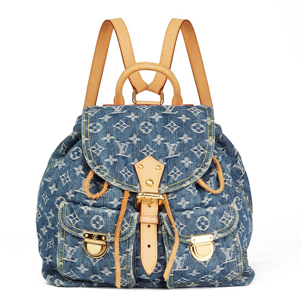 Louis Vuitton Denim Backpack PM 2006 HB1899 | Second Hand Handbags