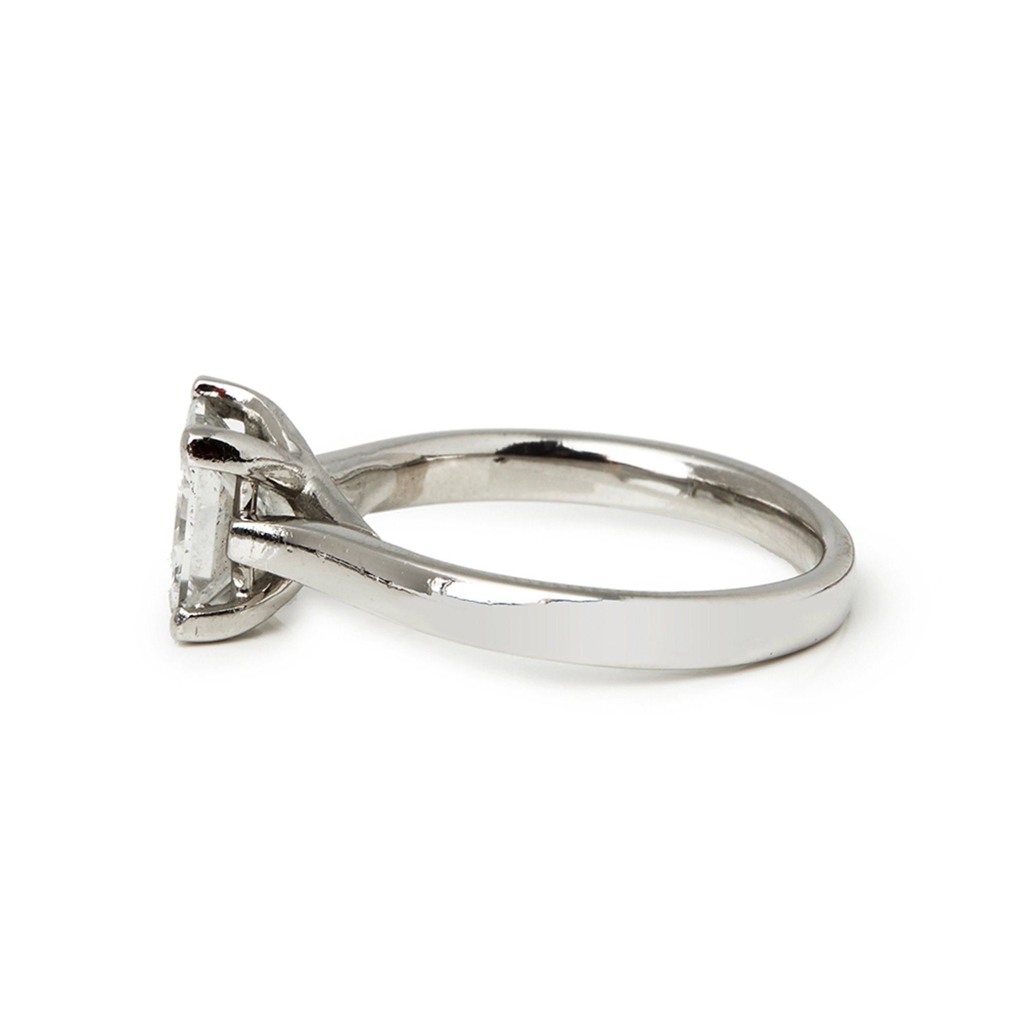 Diamond Princess Cut 1.89ct Diamond Solitaire Engagement Ring