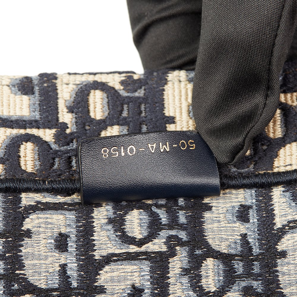 dior book tote serial number