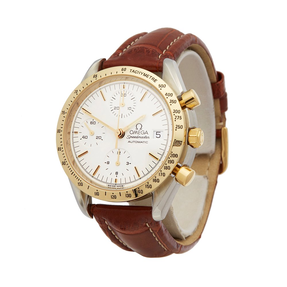 omega speedmaster gold and steel