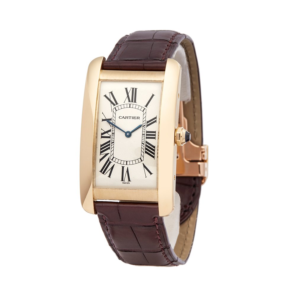 cartier tank americaine yellow gold