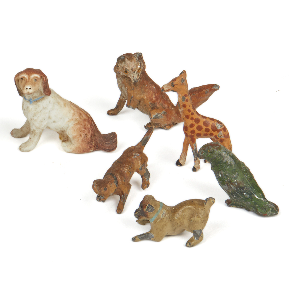 COLLECTION VINTAGE COLD PAINTED CERAMIC  ANIMALS  19 20TH 