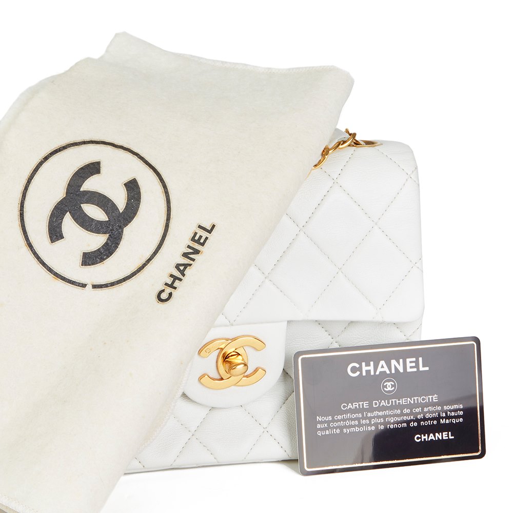 onderwijs medaillewinnaar Stoffig Chanel Mini Flap Bag 1993 HB1889 | Second Hand Handbags | Xupes